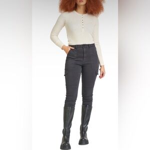 NWT DEX Waffle Henley - Vanilla Mix